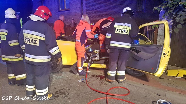 WYPADEK W CHEŁMIE ŚLĄSKIM WYPADEK W CHEŁMIE ŚLĄSKIM
