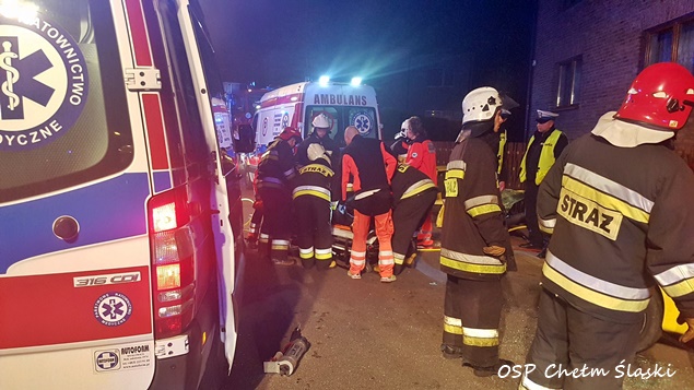 WYPADEK W CHEŁMIE ŚLĄSKIM WYPADEK W CHEŁMIE ŚLĄSKIM