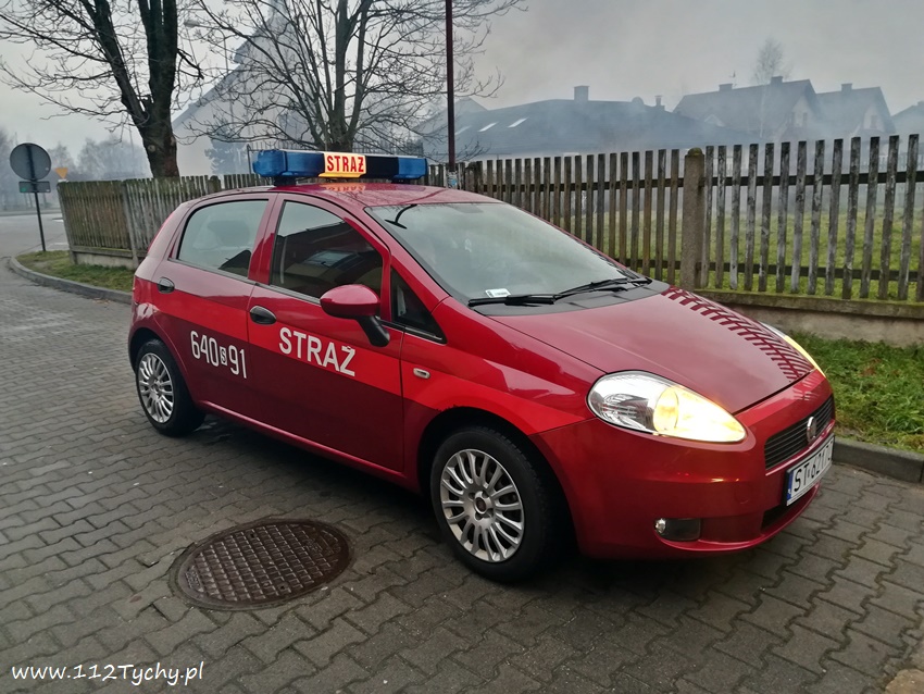 POŻAR SADZY W KOMINIE PRZY JAGODOWEJ POŻAR SADZY W KOMINIE PRZY JAGODOWEJ