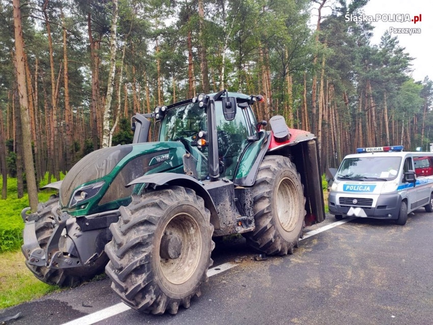 DOSTAWCZAKIEM UDERZYŁ W CIĄGNIK ROLNICZY NA DK 1 DOSTAWCZAKIEM UDERZYŁ W CIĄGNIK ROLNICZY NA DK 1