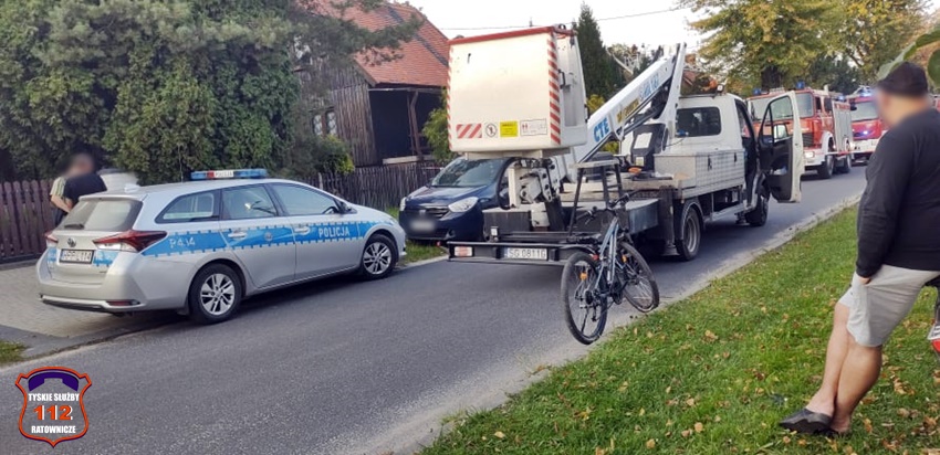 POŻAR DOMU PRZY UL. GRUNWALDZKIEJ W LĘDZINACH POŻAR DOMU PRZY UL. GRUNWALDZKIEJ W LĘDZINACH