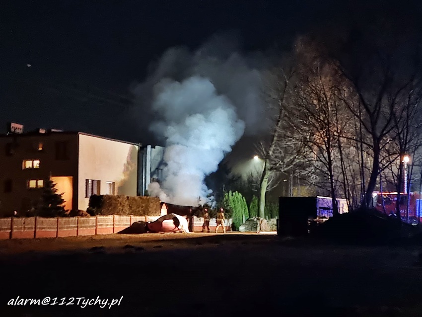 POŻAR ALTANY PRZY UL. BRZOZOWEJ W IMIELINIE POŻAR ALTANY PRZY UL. BRZOZOWEJ W IMIELINIE