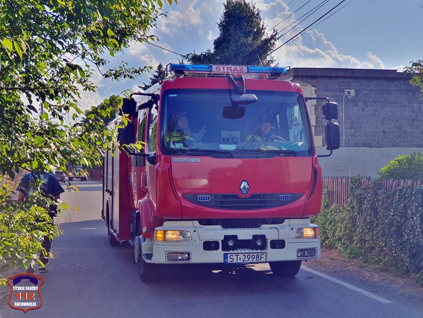 POŻAR KRZEWÓW PRZY UL. KODOWEJ W KOBIÓRZE POŻAR KRZEWÓW PRZY UL. KODOWEJ W KOBIÓRZE