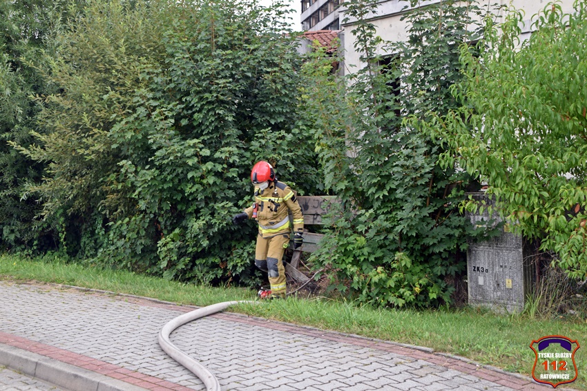 POŻAR W PUSTOSTANIE PRZY UL. BUDOWLANYCH POŻAR W PUSTOSTANIE PRZY UL. BUDOWLANYCH