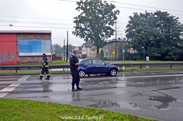 Najechanie Forda na VW na al. Piłsudskiego Najechanie Forda na VW na al. Piłsudskiego