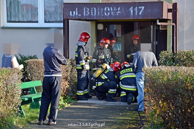 Pożar piwnicy na ul. Borowej Pożar piwnicy na ul. Borowej